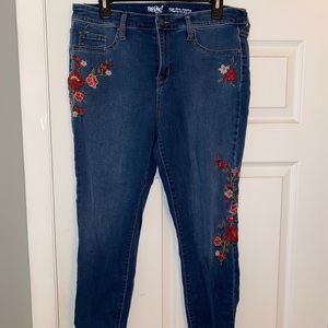 Floral Jeans